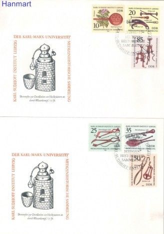 Znaczek NRD / DDR 1981 Mi 2640-2645 FDC