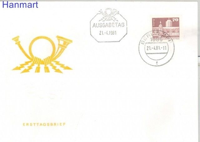 Znaczek NRD / DDR 1981 Mi 2602 FDC