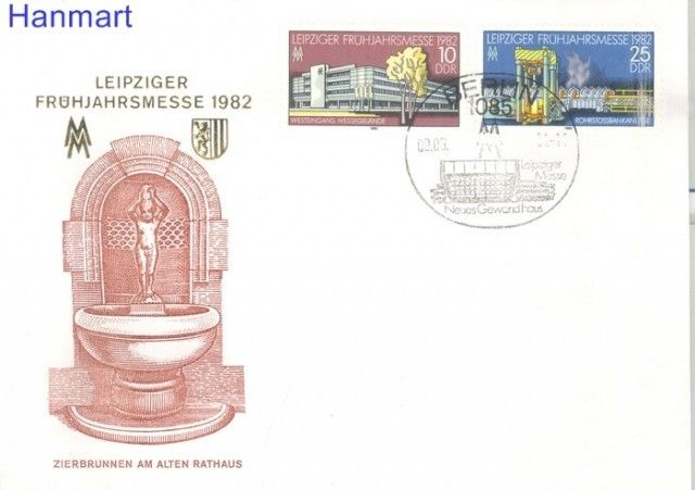 Znaczek NRD / DDR 1982 Mi 2683-2684 FDC