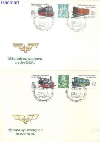 Znaczek NRD / DDR 1983 Mi 2792-2795 FDC
