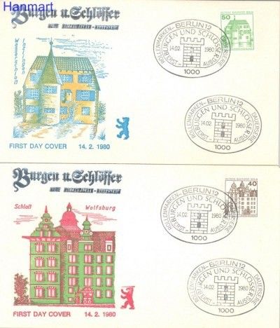 Znaczek Berlin Niemcy 1980 FDC