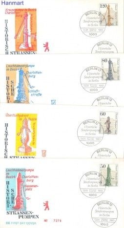 Znaczek Berlin Niemcy 1983 Mi 689-692 FDC