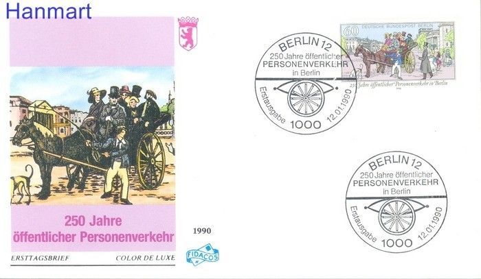 Znaczek Berlin Niemcy 1990 Mi 861 FDC