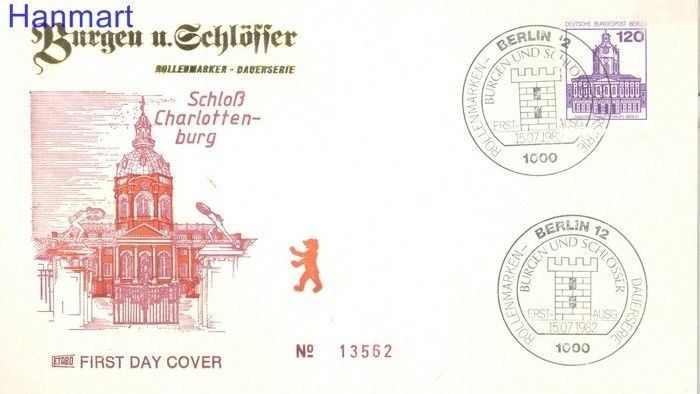 Znaczek Berlin Niemcy 1982 FDC