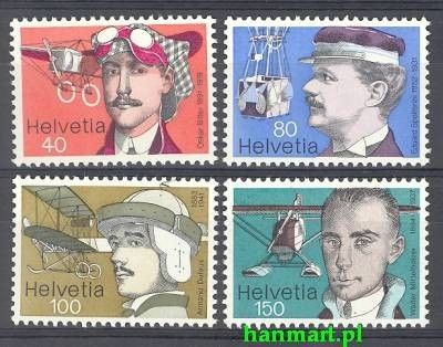 Znaczek Szwajcaria 1977 Mi 1090-1093 Czyste **