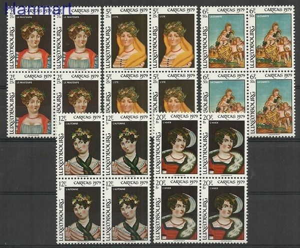 Znaczek Luksemburg 1979 Mi 998-1002 Czyste **