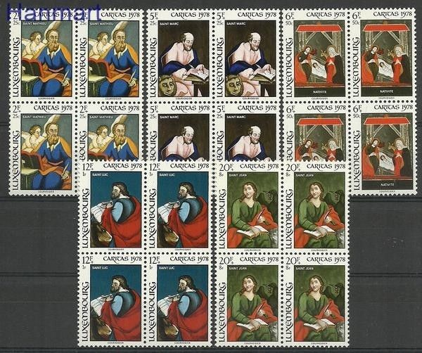 Znaczek Luksemburg 1978 Mi 976-980 Czyste **