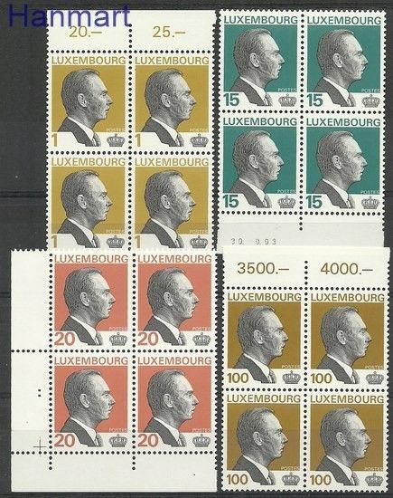 Znaczek Luksemburg 1994 Mi zf 1334-1337 Czyste **