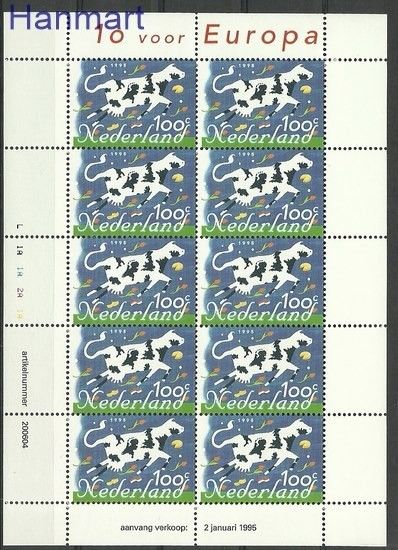 Znaczek Holandia 1995 Mi ark 1531 Czyste **