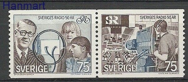 Znaczek Szwecja 1974 Mi 889-890 Czyste **
