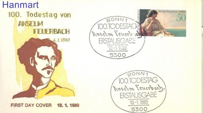 Znaczek Niemcy 1980 Mi 1033 FDC
