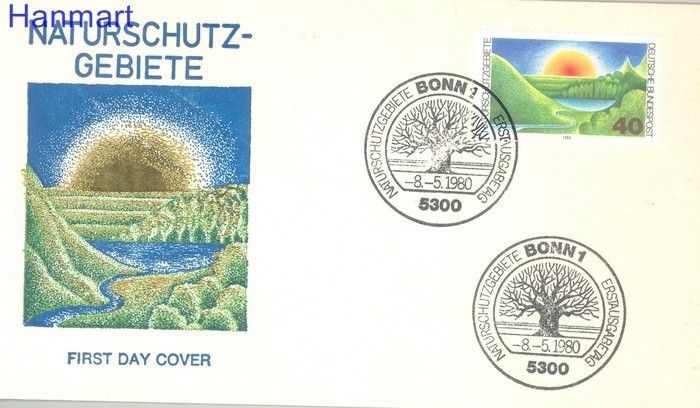 Znaczek Niemcy 1980 Mi 1052 FDC