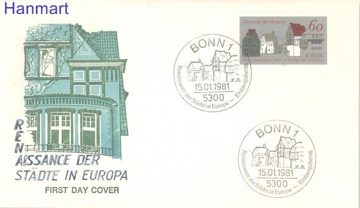 Znaczek Niemcy 1981 Mi 1084 FDC