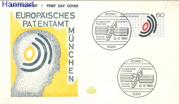 Znaczek Niemcy 1981 FDC