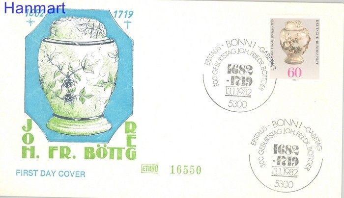 Znaczek Niemcy 1982 Mi 1118 FDC
