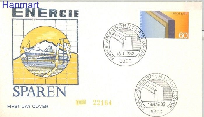 Znaczek Niemcy 1982 Mi 1119 FDC