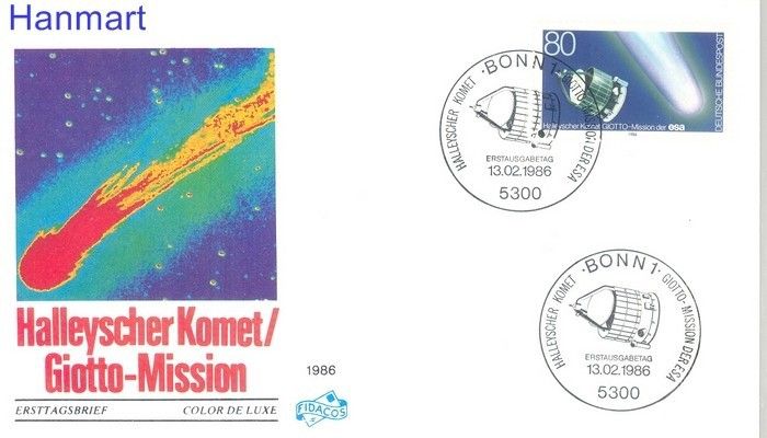 Znaczek Niemcy 1986 FDC