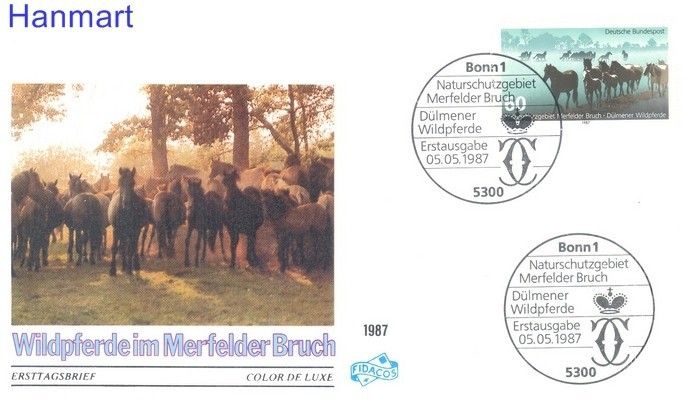 Znaczek Niemcy 1987 Mi 1328 FDC