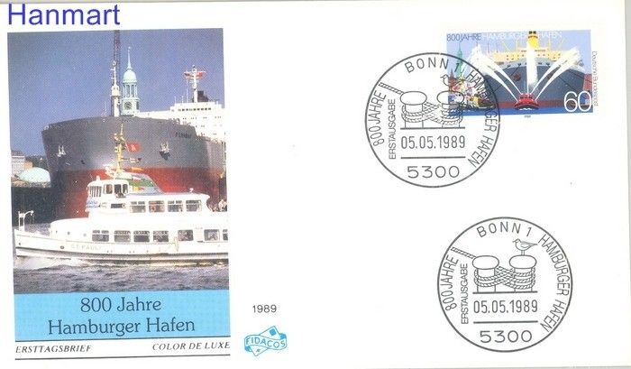 Znaczek Niemcy 1989 Mi 1419 FDC