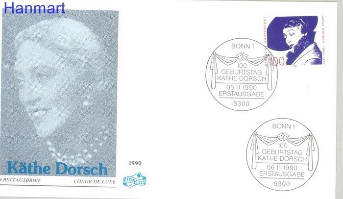 Znaczek Niemcy 1990 Mi 1483 FDC