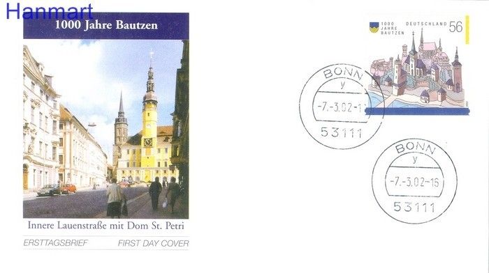 Znaczek Niemcy 2002 Mi 2245 FDC