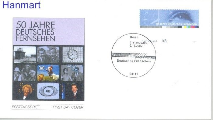 Znaczek Niemcy 2002 Mi 2288 FDC