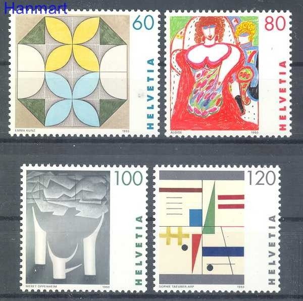 Znaczek Szwajcaria 1993 Mi 1506-1509 Czyste **