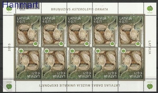 Znaczek Łotwa 2015 Mi ark 939 Czyste **