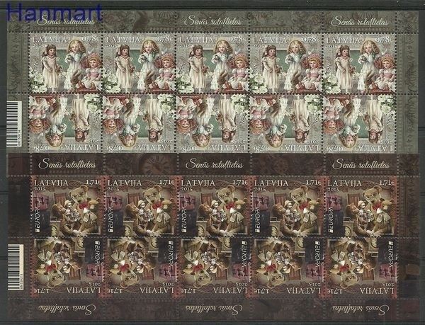Znaczek Łotwa 2015 Mi ark 941-942 Czyste **