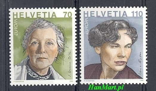 Znaczek Szwajcaria 1996 Mi 1581-1582 Czyste **
