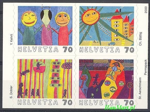 Znaczek Szwajcaria 2000 Mi 1731-1734 Czyste **