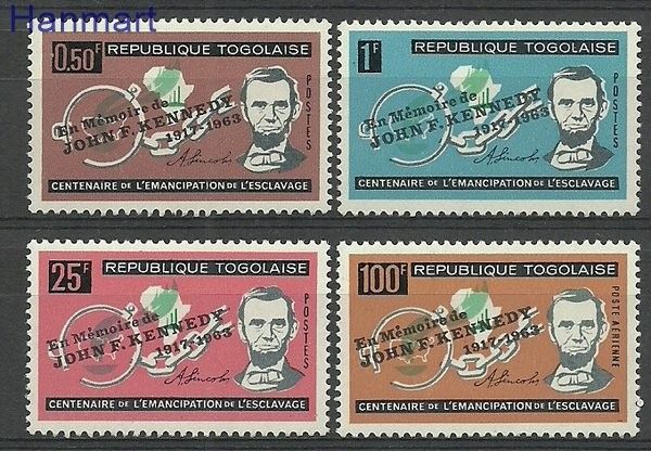 Znaczek Togo 1964 Mi 407-410 Czyste **