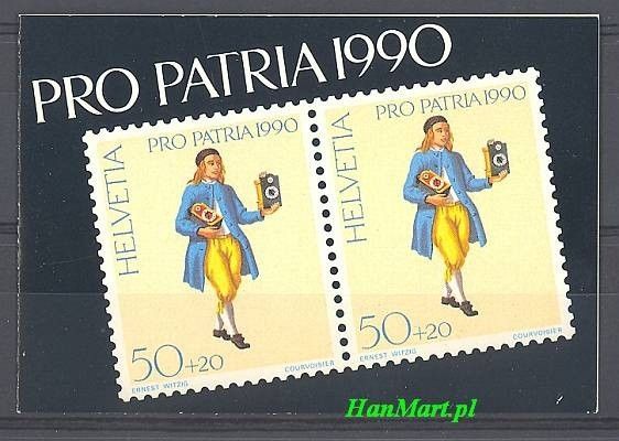 Znaczek Szwajcaria 1990 Mi mh 0-87 Czyste **