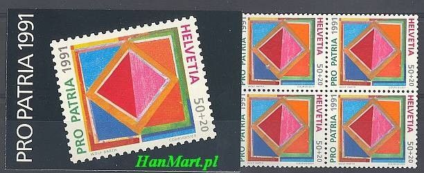 Znaczek Szwajcaria 1991 Mi mh 0-90 Czyste **
