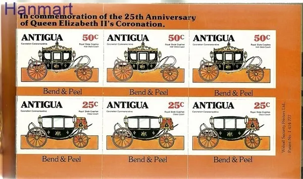 Znaczek Antigua i Barbuda 1978 Mi mh 510-512 Czyste **