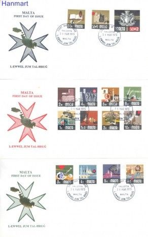 Znaczek Malta 1973 FDC