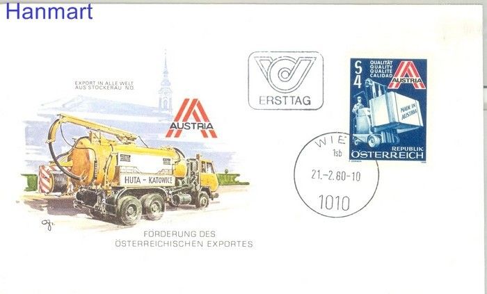 Znaczek Austria 1980 Mi 1633 FDC