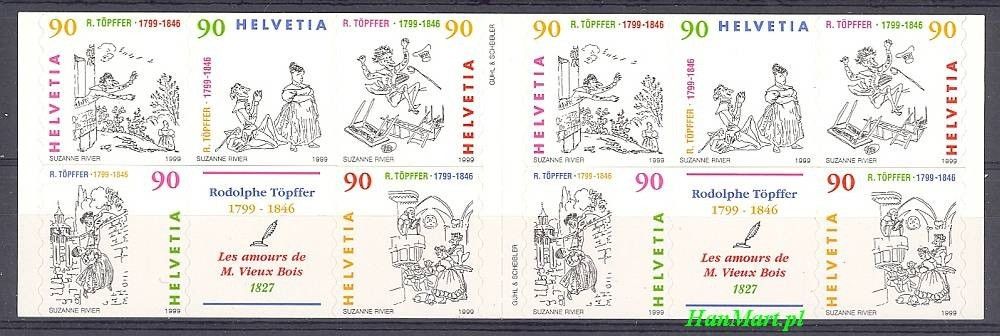 Znaczek Szwajcaria 1999 Mi mh 113 Czyste **