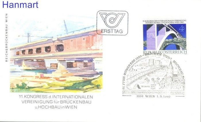 Znaczek Austria 1980 Mi 1653 FDC