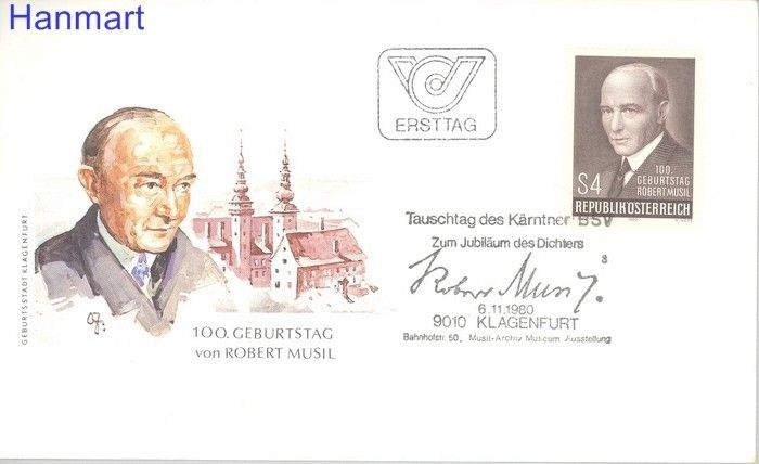 Znaczek Austria 1980 Mi 1661 FDC