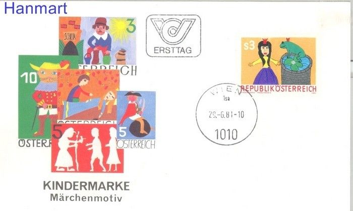 Znaczek Austria 1981 Mi 1674 FDC