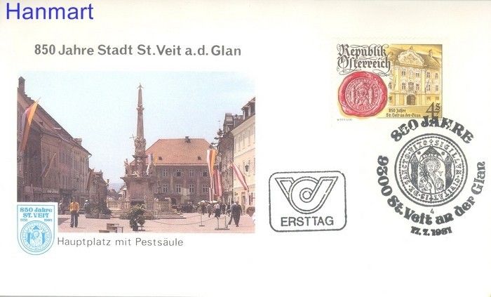 Znaczek Austria 1981 Mi 1675 FDC