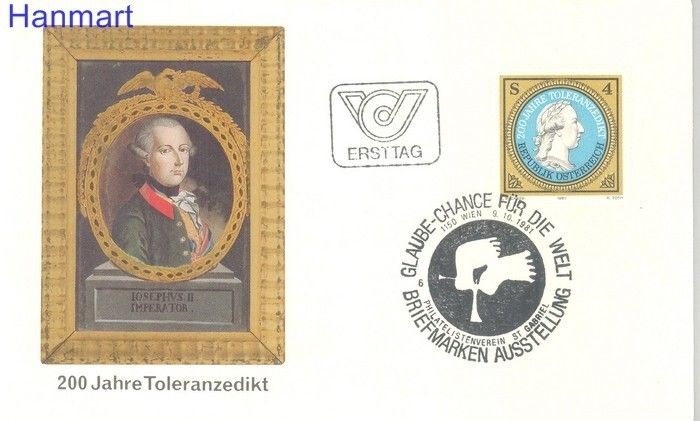 Znaczek Austria 1981 Mi 1685 FDC