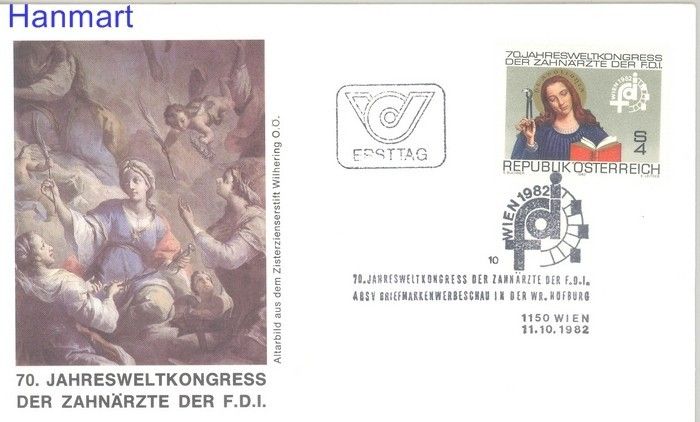 Znaczek Austria 1982 Mi 1721 FDC