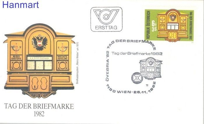 Znaczek Austria 1982 Mi 1726 FDC