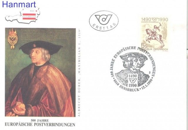 Znaczek Austria 1990 Mi 1978 FDC