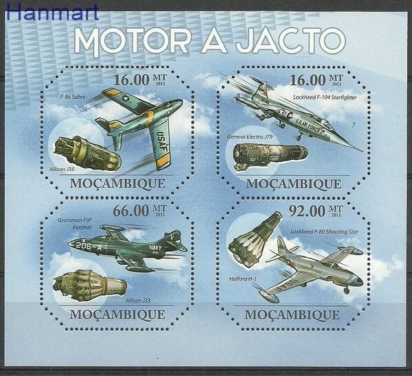 Znaczek Mozambik 2011 Mi 4657-4660 Czyste **