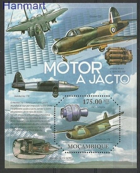 Znaczek Mozambik 2011 Mi bl 465 Czyste **