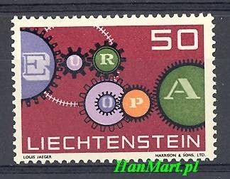 Znaczek Liechtenstein 1961 Mi 414 Czyste **