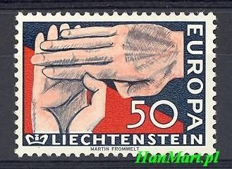 Znaczek Liechtenstein 1962 Mi 418 Czyste **